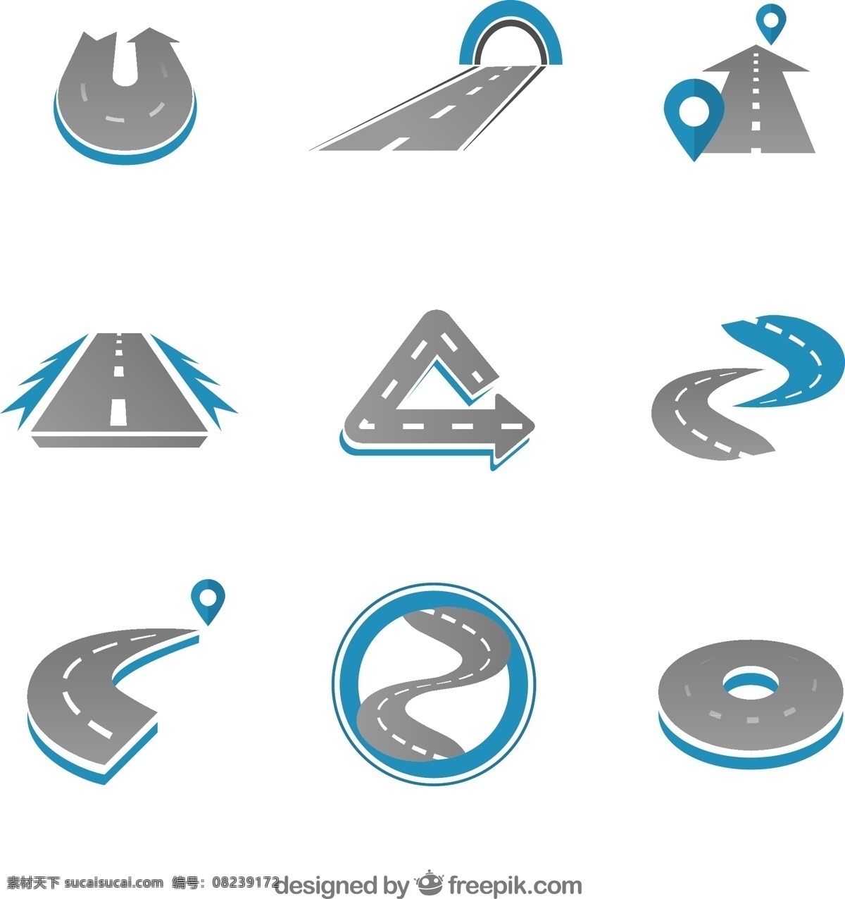 公路 创意 图标 矢量 图标设计 矢量图标 卡通图标 图形 图案 按钮图标 标志图标 矢量素材 路标