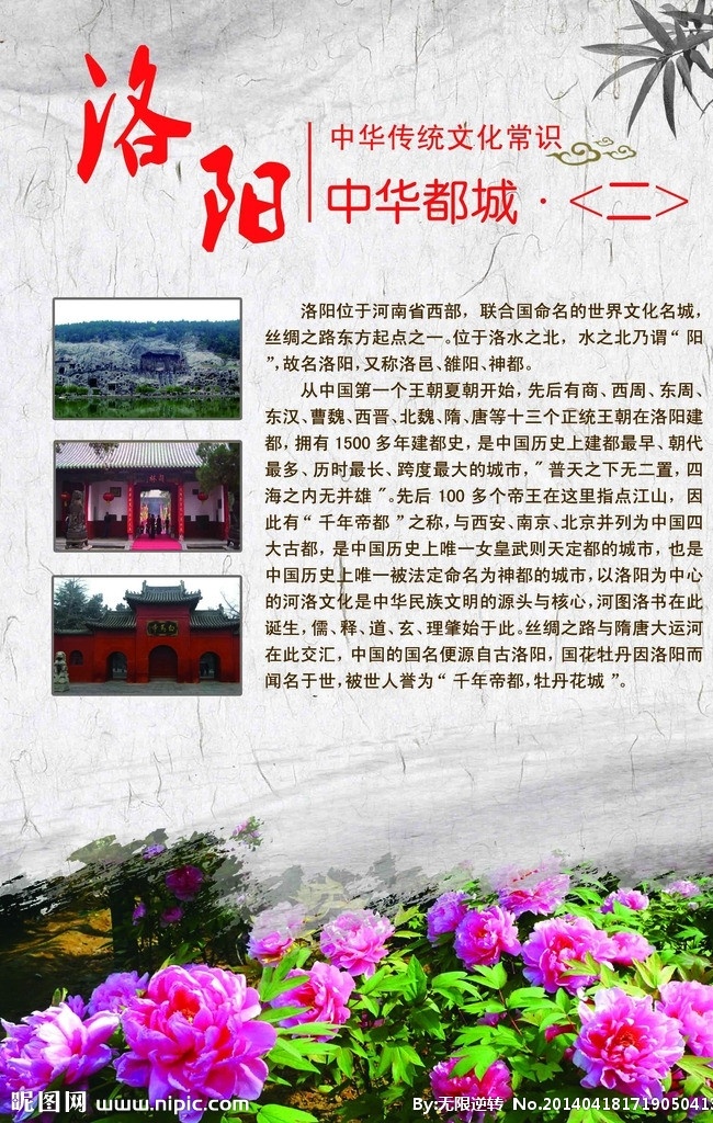 中华都城 洛阳 洛阳简介 中华 传统 文华 常识 中华传统文华 洛阳风景 分层 源文件