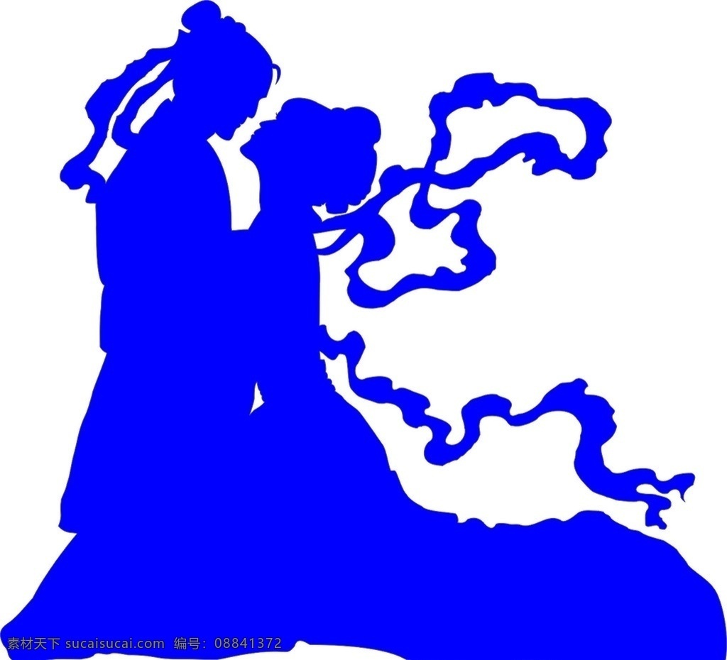牛郎织女 七夕 七夕相亲 男女 七夕牛郎织女 动漫人物 动漫动画