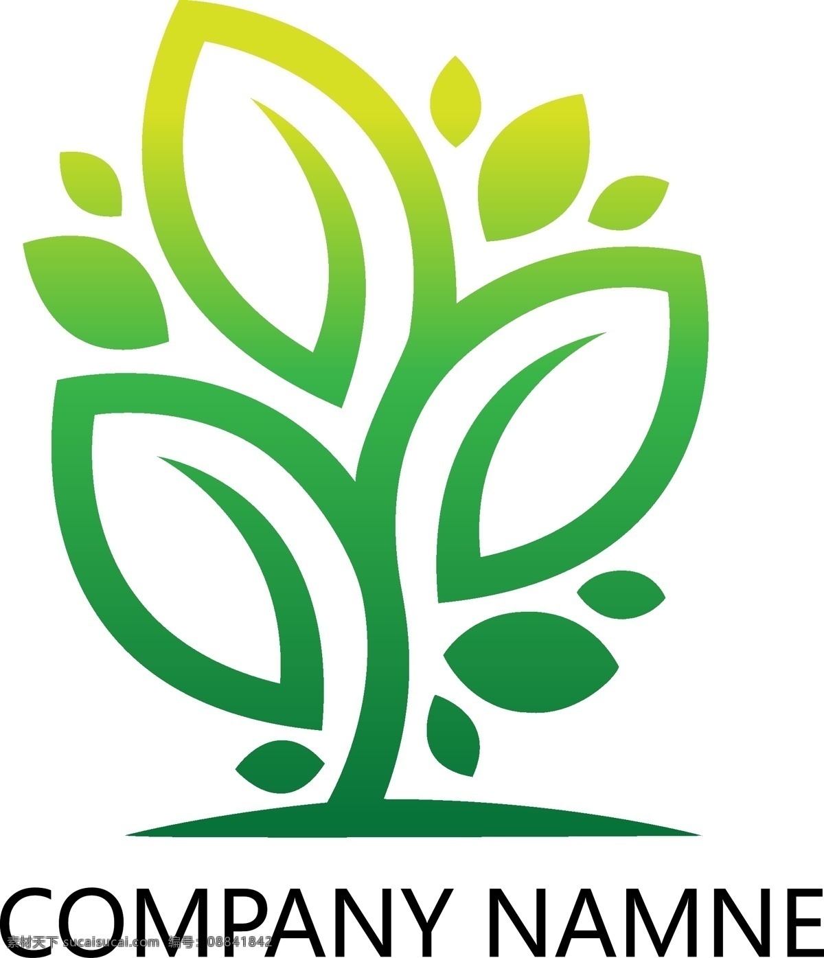 矢量 绿色环保 标志 logo 公益logo 环保logo 绿色 小树logo 手logo 小清新 logo设计 标识设计 ai矢量