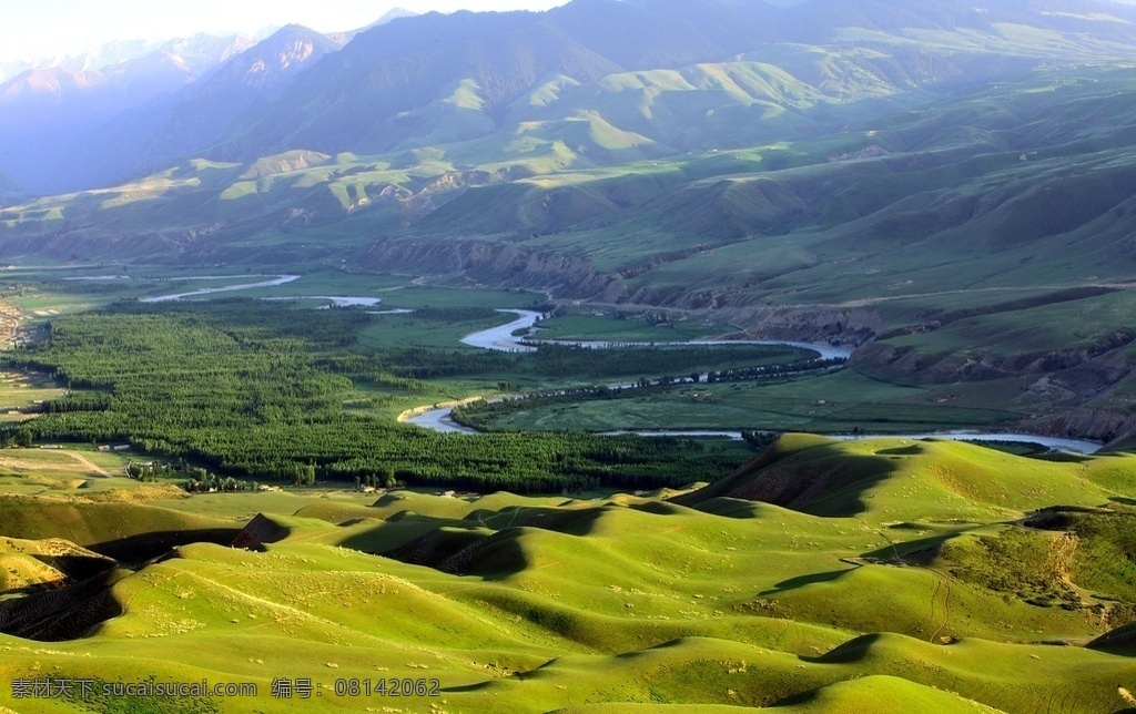 库克苏河 自然风景 风景名胜 风景壁纸 新疆风景 新疆旅游 特克斯县 新疆风景名胜 国内旅游 旅游摄影
