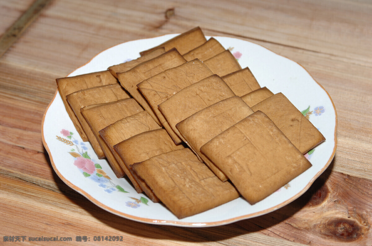 豆干 香干 豆制品 备菜 绿色食品 盘子 餐饮美食 食物原料