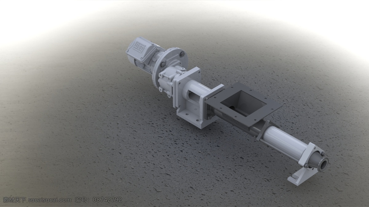 邦 巴 公司 ria 进行 模式 helifer 24s whv 卫生 螺杆泵 模型 腔 渐进 泵 3d模型素材 建筑模型