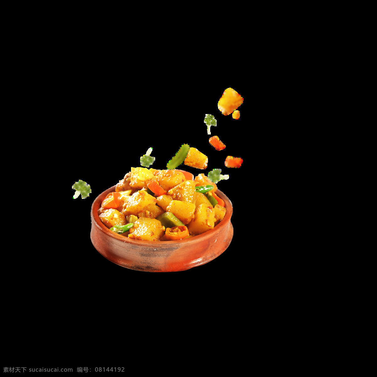 食物炒菜元素 炒菜 豆腐 食物 盘子 元素