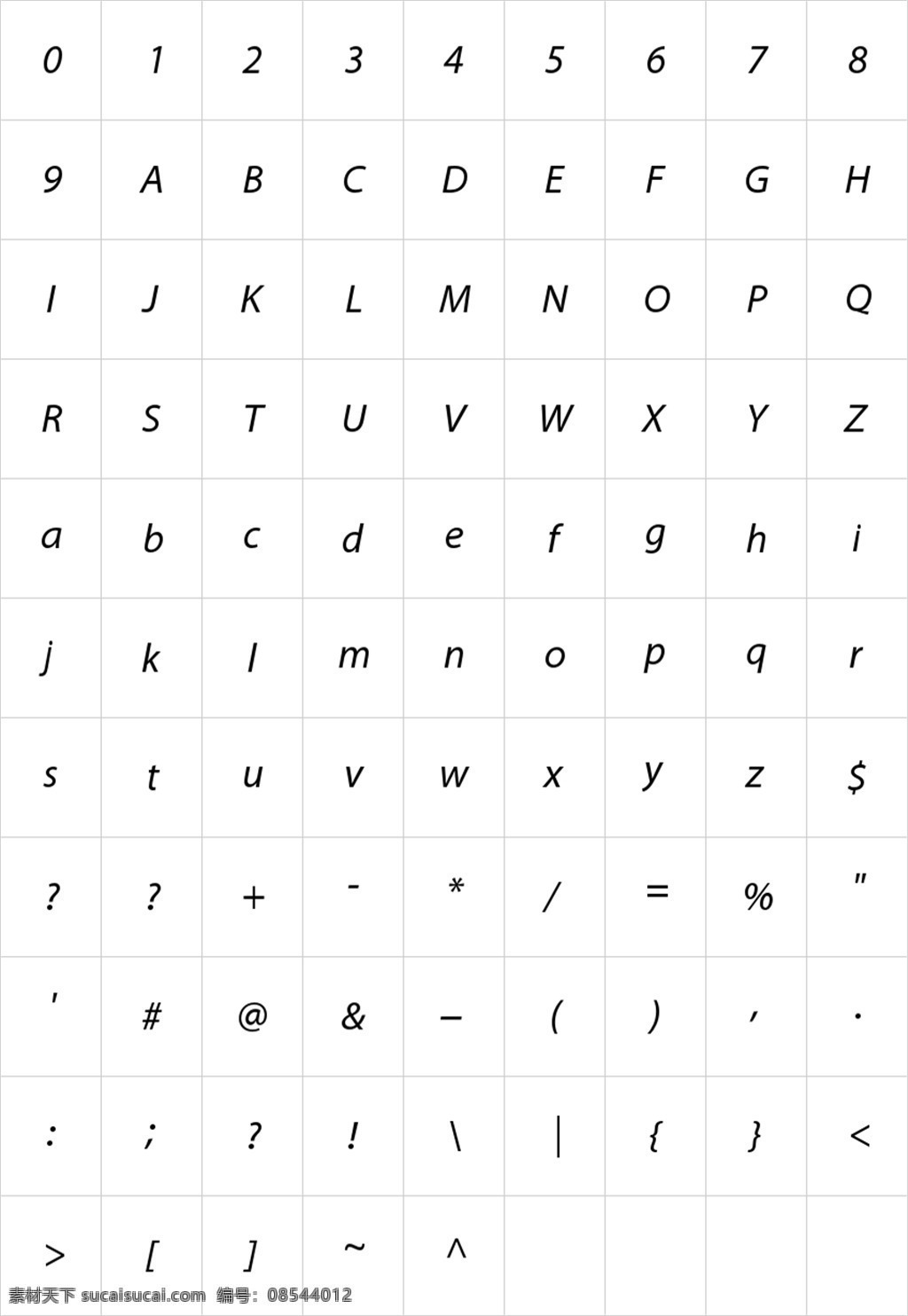 myriad 英文 字体 库 英文字体 字体素材 英文设计 英文素材 手写字体 英文字 ps工具 字体库