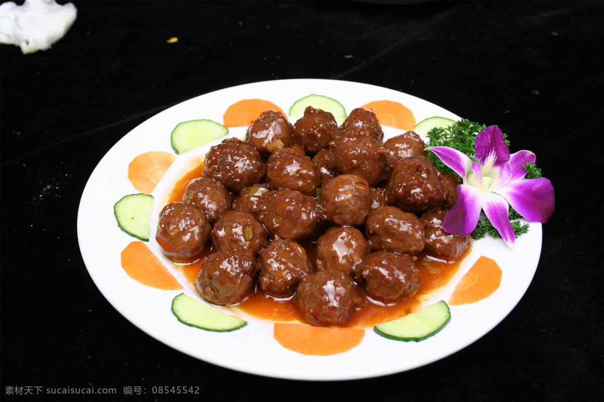 红烧狗肉丸子 美食 传统美食 餐饮美食 高清菜谱用图