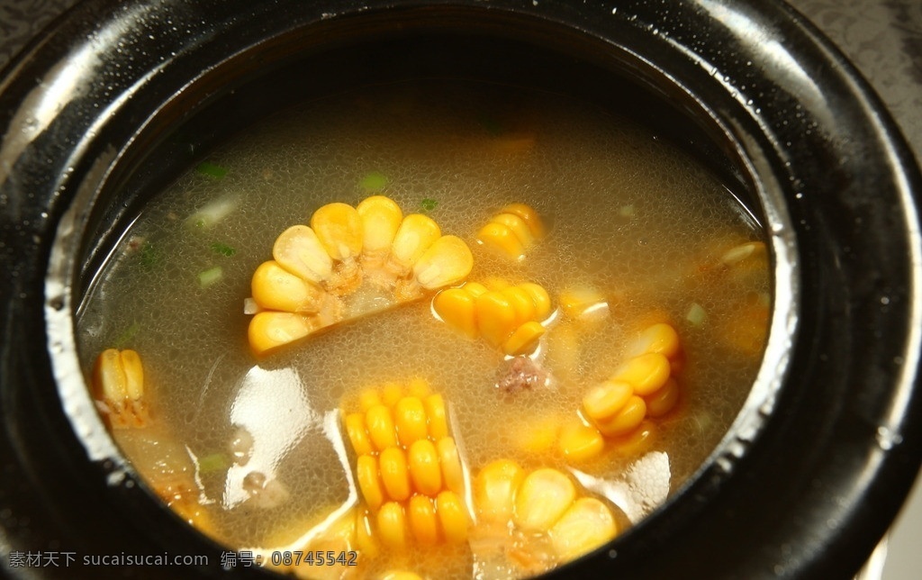 排骨玉米汤 排骨 玉米汤 汤 传统美食 餐饮美食