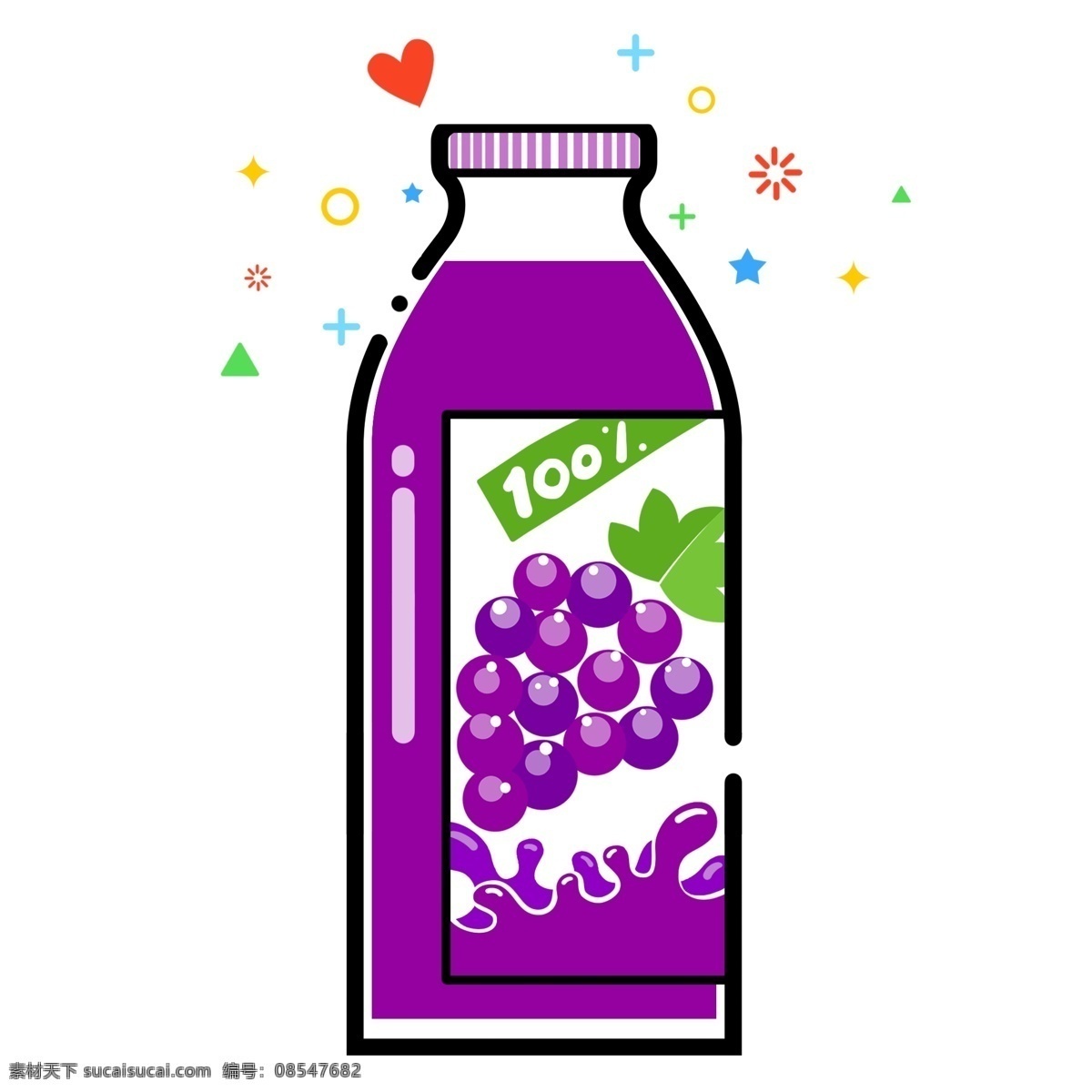 紫色果汁饮料 果汁 饮料 可口