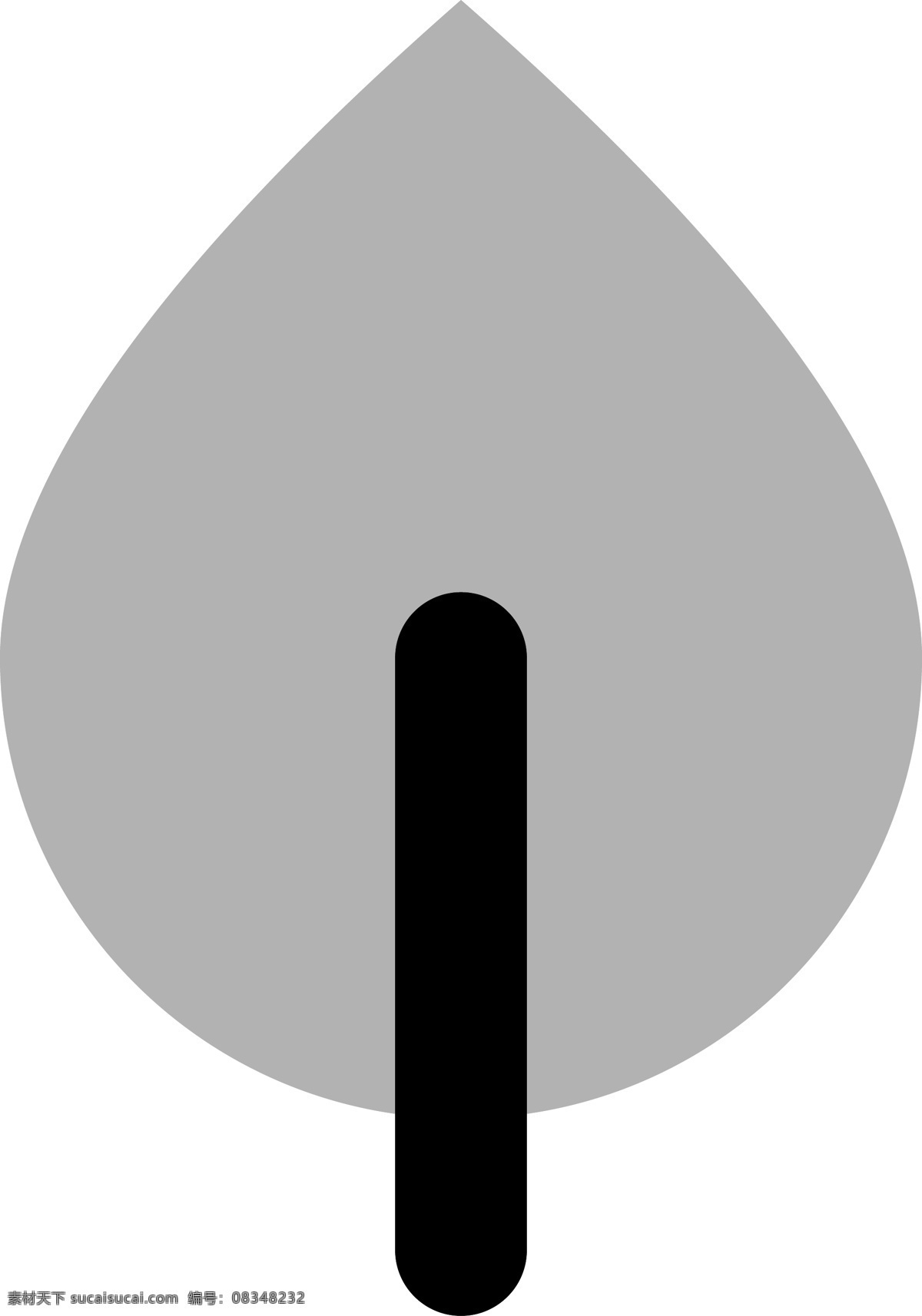 卡通 黑 灰色 树木 图标 名片 通用图标 创意图标 网站图标 icon 免扣图