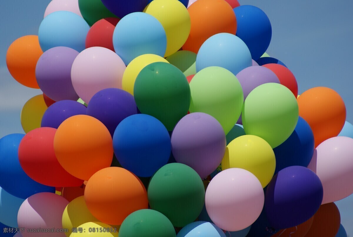 彩色气球 气球 玩具气球 生活百科 生活素材