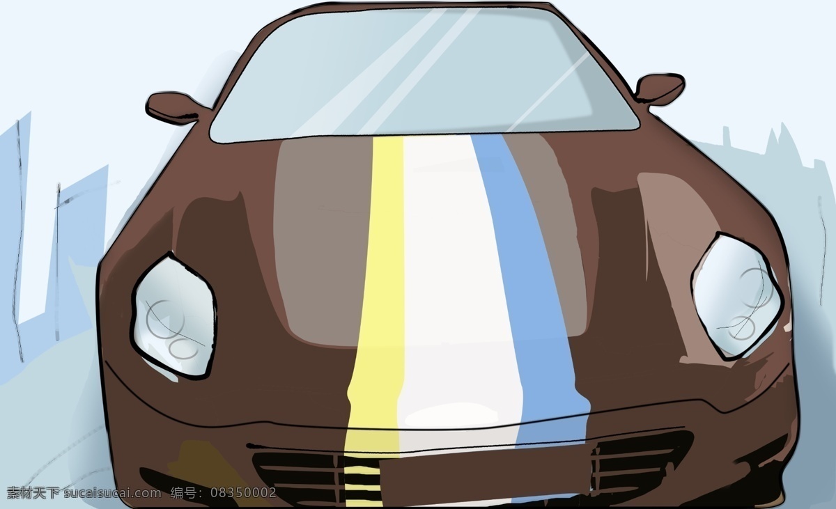 车 换 色 改装 漫画 车换色 白色