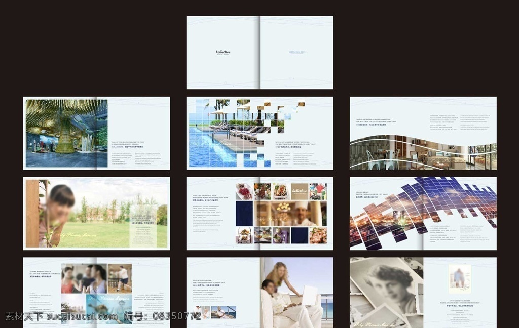 房地产 酒店画册 房地产楼书 版式设计 产品手册 画册 画册设计