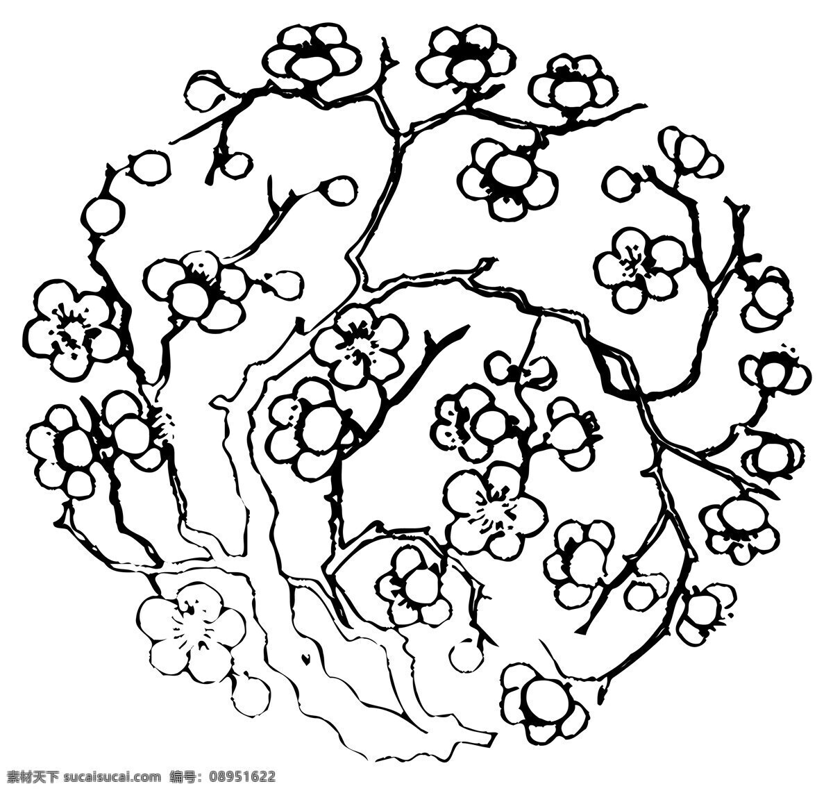 拓印图案 中国传统 矢量素材 设计素材 中华图典 矢量图库 白色