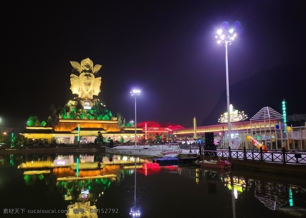 张家界 千古 情景 区 湖南 武陵源 张家界千古情 千古情夜景 冬季湖南 旅游摄影 国内旅游