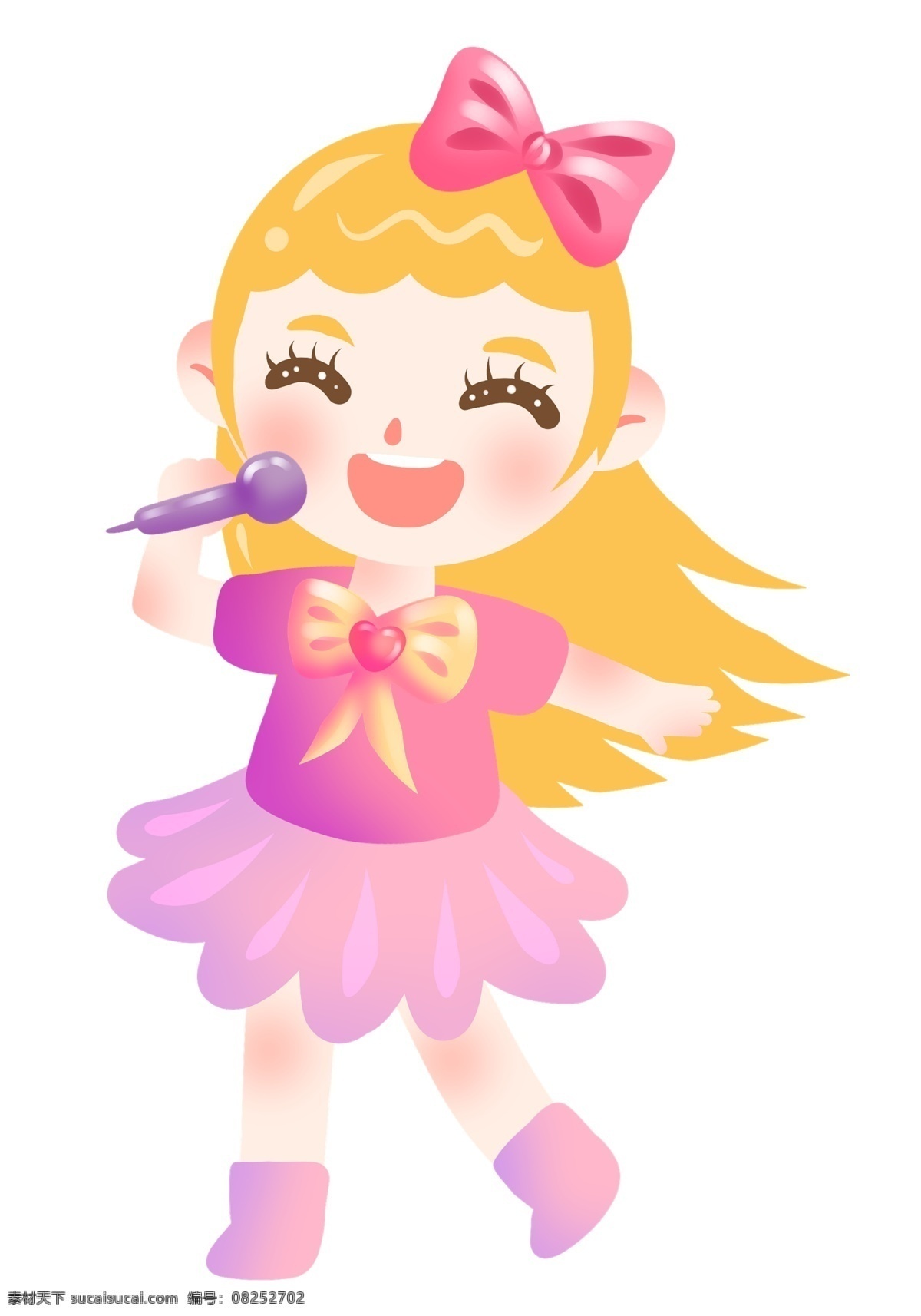 偶像 歌手 音乐 插画 偶像的歌手 卡通插画 音乐插画 歌曲伴奏 歌声 表演 演出 舞台的歌手