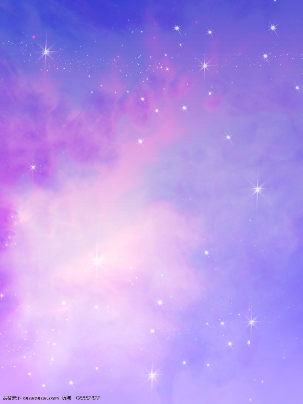 纯 原创 简约 梦幻 紫色 星空 背景 唯美 小清新 笔刷 星云 纯原创