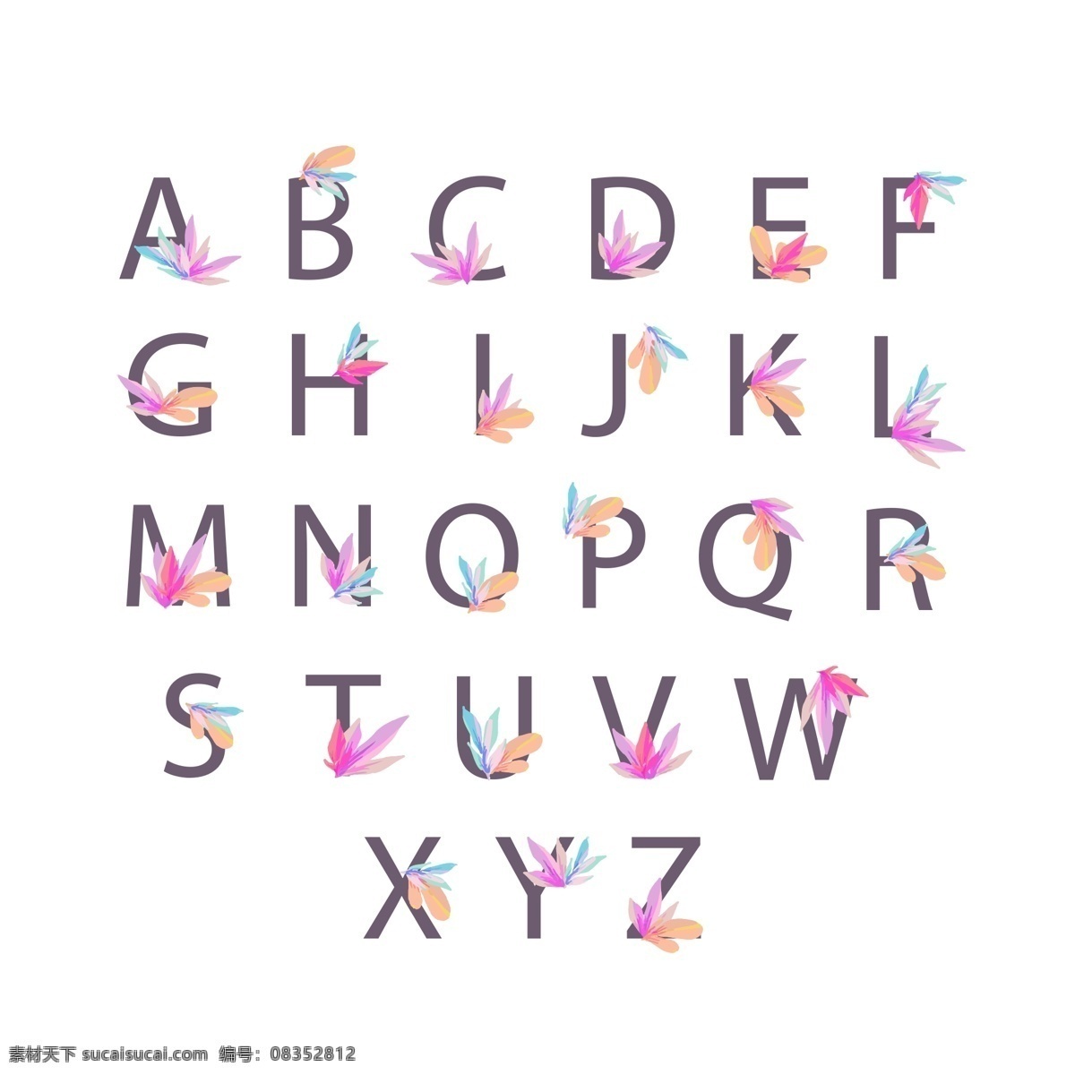 鲜花字母 矢量字母 植物字母 创意字母 艺术字母 花朵字母 矢量英文字母 矢量鲜花 矢量花朵 卡通花朵 卡通鲜花 彩色花朵 创意花朵 植物绿化 花朵插画 花草绿叶 矢量花草 黄色花朵 红色花朵 手绘花朵 水彩花朵 绘画花朵 矢量绿叶 紫色花朵 数字字母 生物世界 花草