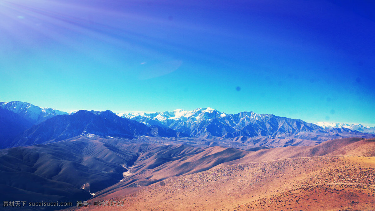 群山 风景 霍拉山 蓝天 晴空 阳光 雪山 摄影风景 旅游摄影 自然风景