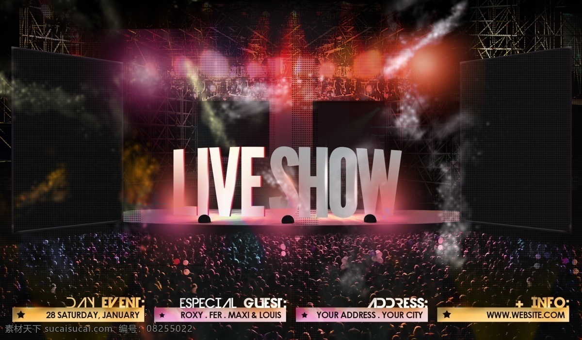 演唱会现场 演唱会 现场 唱歌 show 黑色