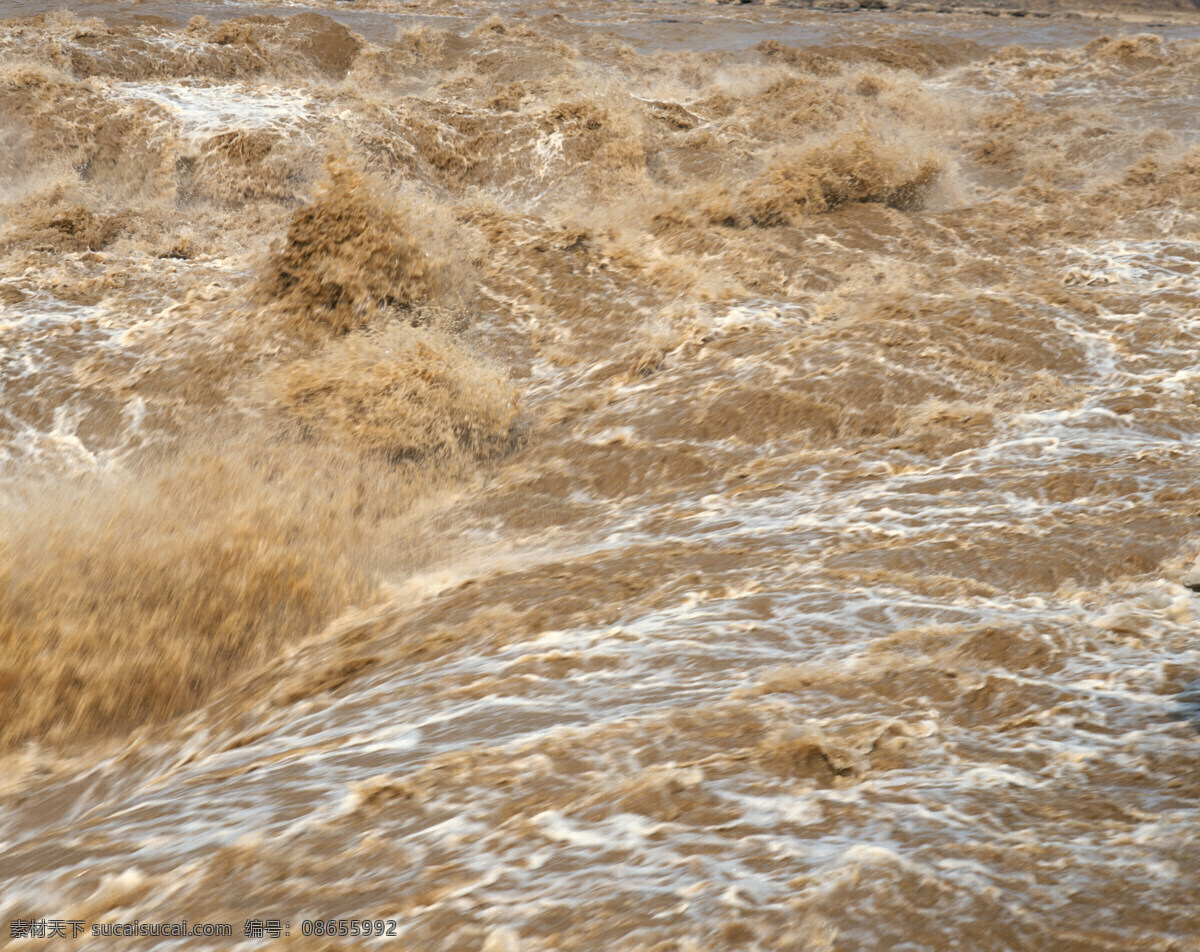 洪水 发大水 自然风景 自然景观 激流 涛涛洪水 大水 白色