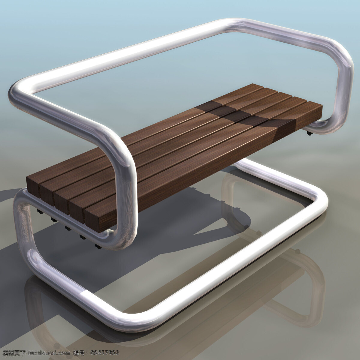 公园 一角 长凳 模型 bench4 室外建筑 3d模型素材 建筑模型