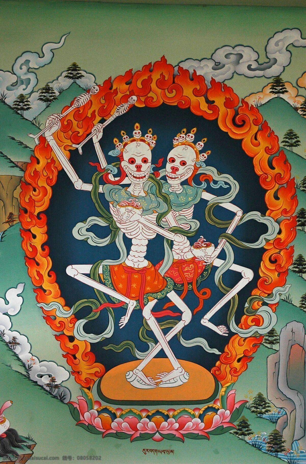 唐卡 彩卡 绘画艺术 美术绘画 文化艺术 西藏文化 宗教 神佛 唐喀 唐嘎 苯教 宗教信仰