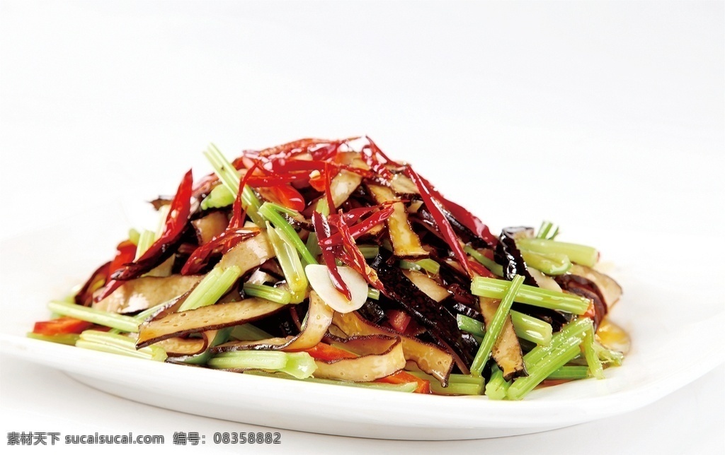 小炒香干 美食 传统美食 餐饮美食 高清菜谱用图