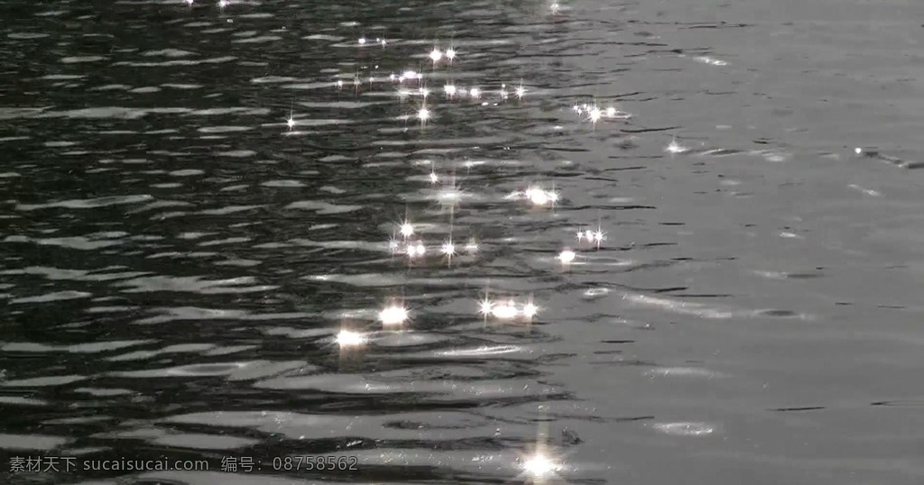 波光鳞鳞 流水 河流 光线 闪光 阳光 水波 流淌 多媒体 实拍视频 自然风光 mov