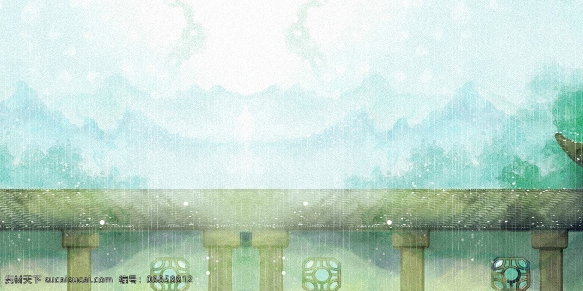 创意 古风 彩绘 桥梁 背景 创意背景 背景设计 水墨背景 彩色背景 中国风背景 古桥 唯美背景图 水彩背景 古典风背景图 彩绘背景 水彩 图 精美背景