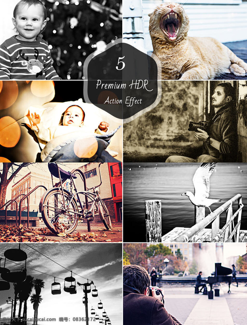 款 高质量 hdr 质感 色调 ps 动作 ps动作 ps素材 premium photoshop actions 照片处理 人像处理 调色动作 hdr效果 hdr动作 hdr特效 质感肤色 黑白效果 黑白动作 怀旧效果 老照片效果 古典动作