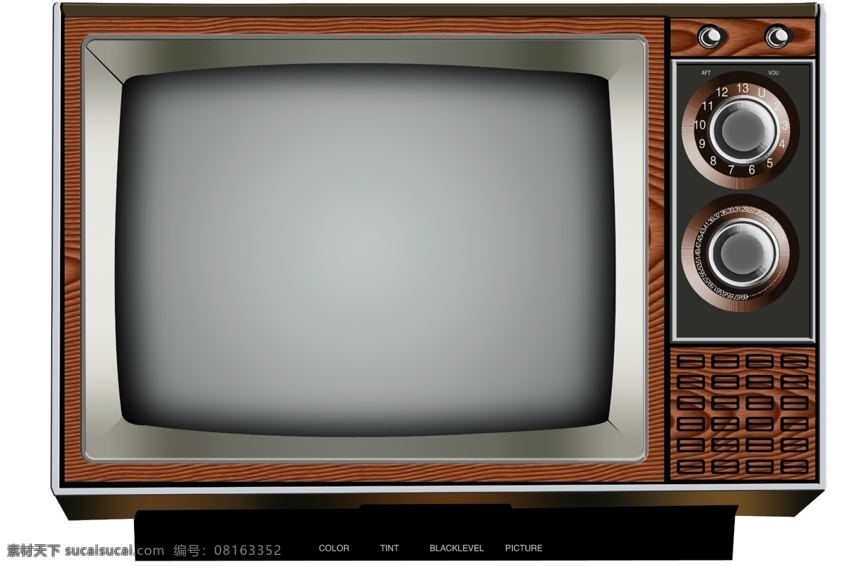 老电视 创意 怀旧 经典 分层