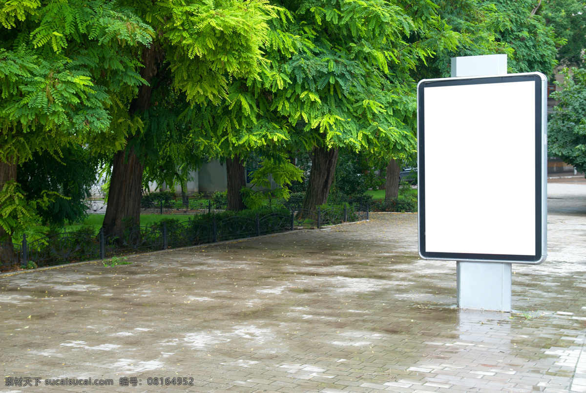 空白 广告牌 素材图片 空白广告牌 展示 路边广告 灯箱广告 实用模板 摄影图 高清图片 其他类别 生活百科