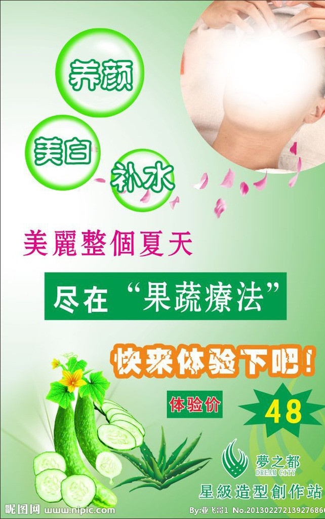 果蔬疗法 美容 青瓜 芦苇 保健 美发 补水 矢量