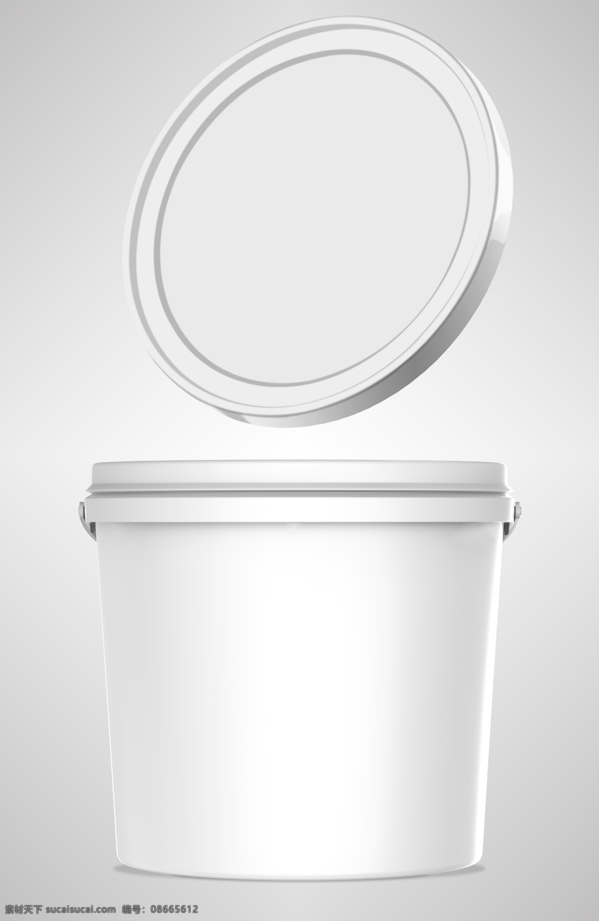 桶装样机 塑料桶 桶 麦丽素桶装 桶包装 分层