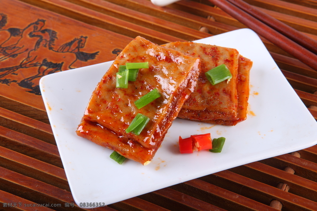 餐饮美食 豆制品 食品 红色