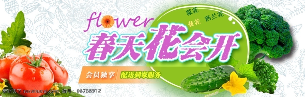 菜花 春天 底纹 花 黄瓜 活动 开花 绿色 春天花会开 蔬菜 生机 西红柿 绿叶 西兰花 黄瓜花 清新 网页 网页设计 其他模板 网页模板 源文件 风景 生活 旅游餐饮