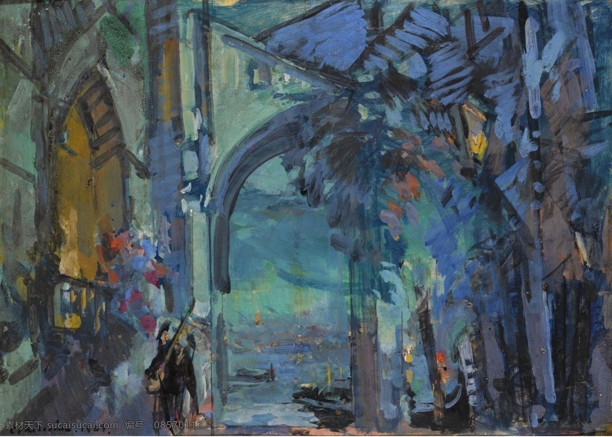 大师 画家 风景画 静物 油画 建筑 装饰画 1924 venice korovin constantin 人物 高清 西方 国外 现代 家居装饰素材