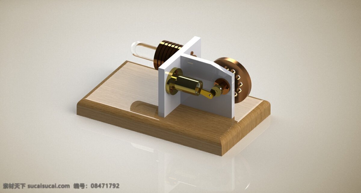 斯特灵 发动机 斯特灵发动机 3d模型素材 其他3d模型