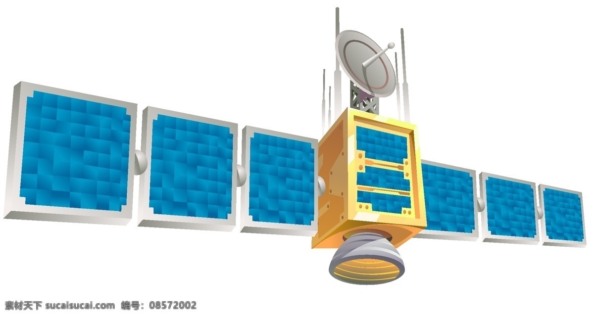 通讯 雷达 科技 矢量图 卫星 现代科技