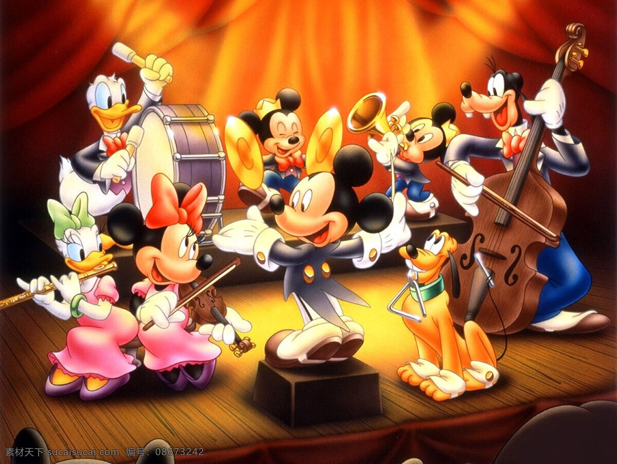 disney 米老鼠 卡通 动漫动画 动漫人物 系列 设计图库 300