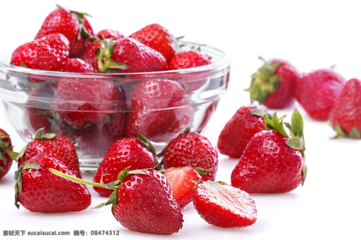 美味 新鲜 草莓 高清 红色 水果 新鲜草莓
