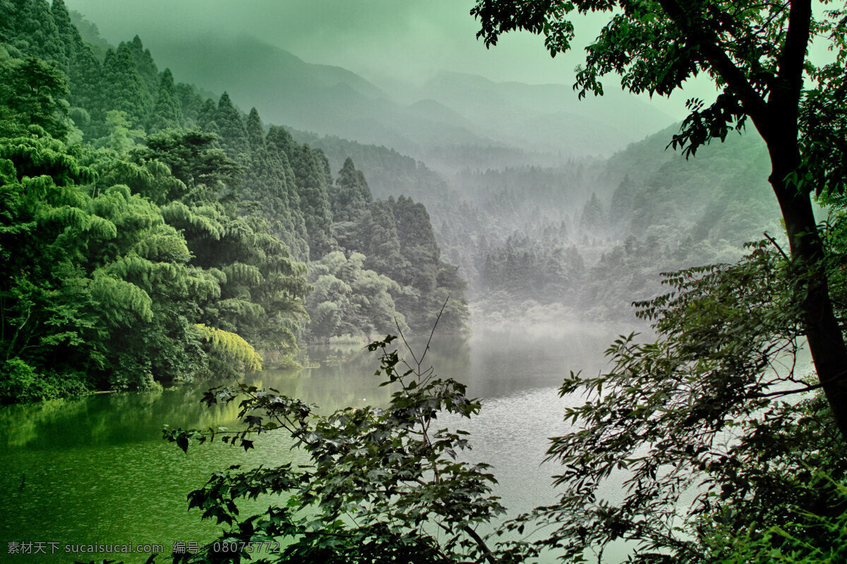 风光 风景画 庐山 庐山风景 瀑布 山水 山水风景 墨 韵 庐山墨韵 庐山恋 庐山水 石桥 水墨山水 水墨 江西风光 墨色 小桥流水 意境 自然景观 装饰素材 山水风景画