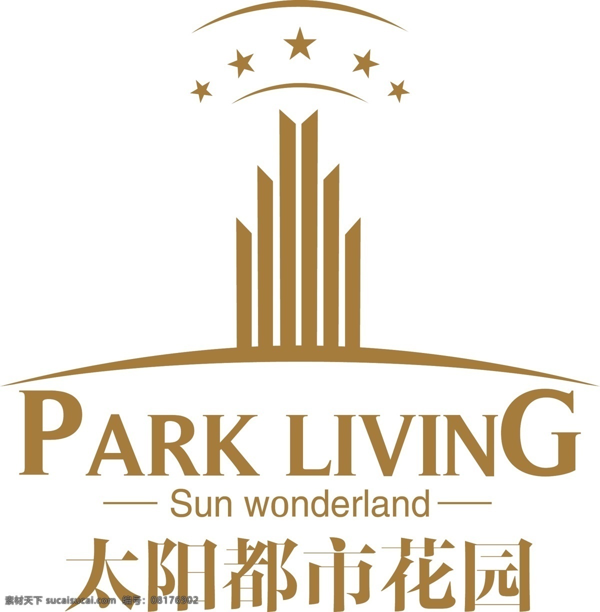 太阳 都市 花园 logo 矢量文件 太阳都市花园 矢量 psd源文件 logo设计