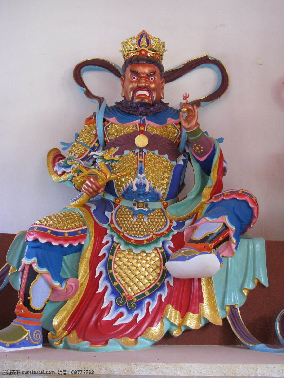 四大天王 雕塑 文化艺术 宗教信仰 火神 万佛朝宗