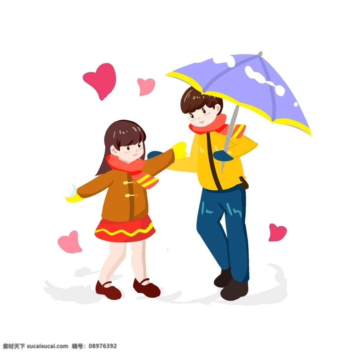 浪漫 情人节 手绘 插画 爱情 婚庆 love 粉色气球 漂浮气球 爱心气球