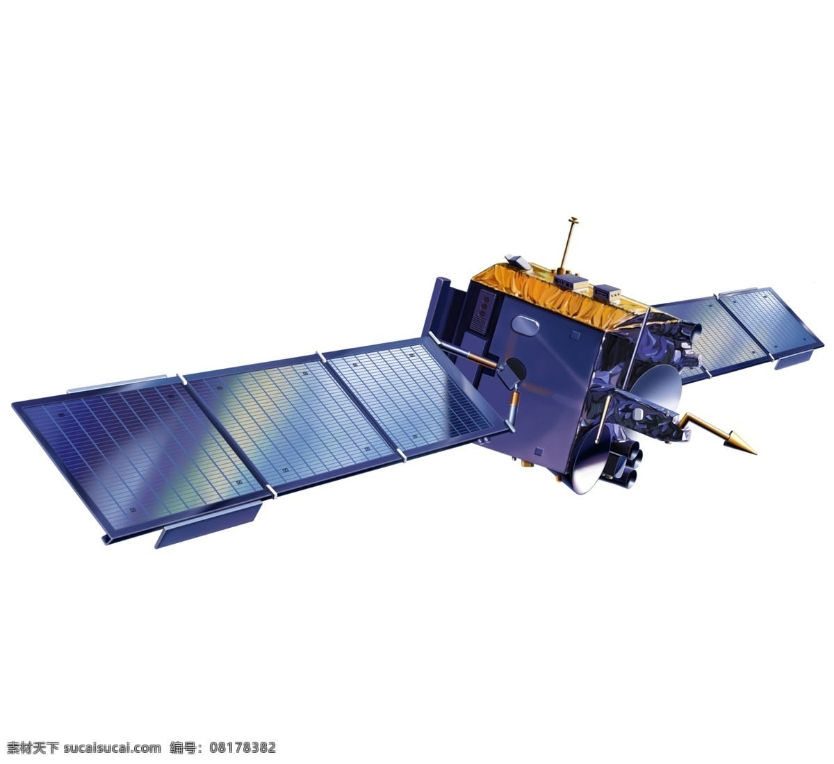 卫星 接收器 信号 飞船 分层 源文件