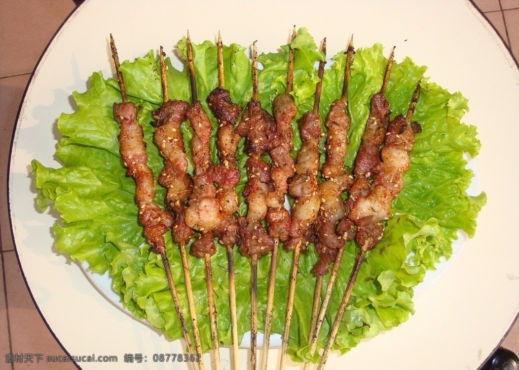 烤串 羊肉 烧烤 肉串 高清 传统美食 餐饮美食