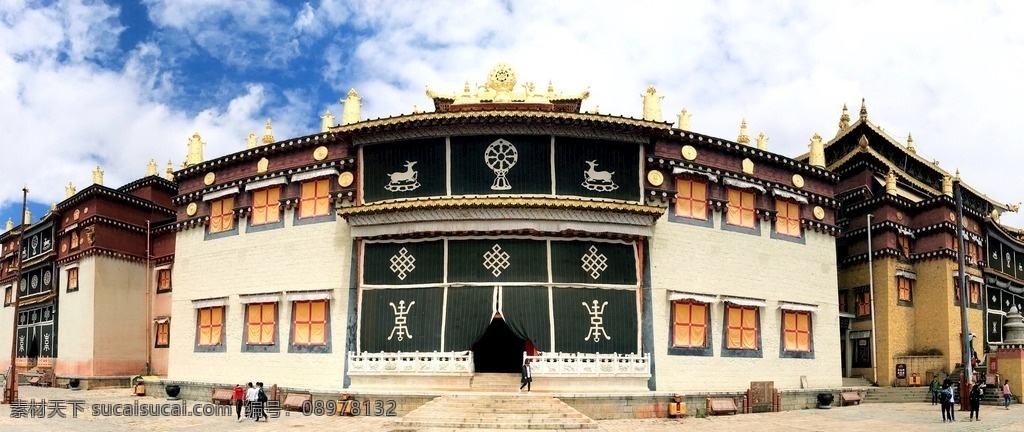 松赞林寺 寺庙 云南 香格里拉 藏族 建筑园林 建筑摄影