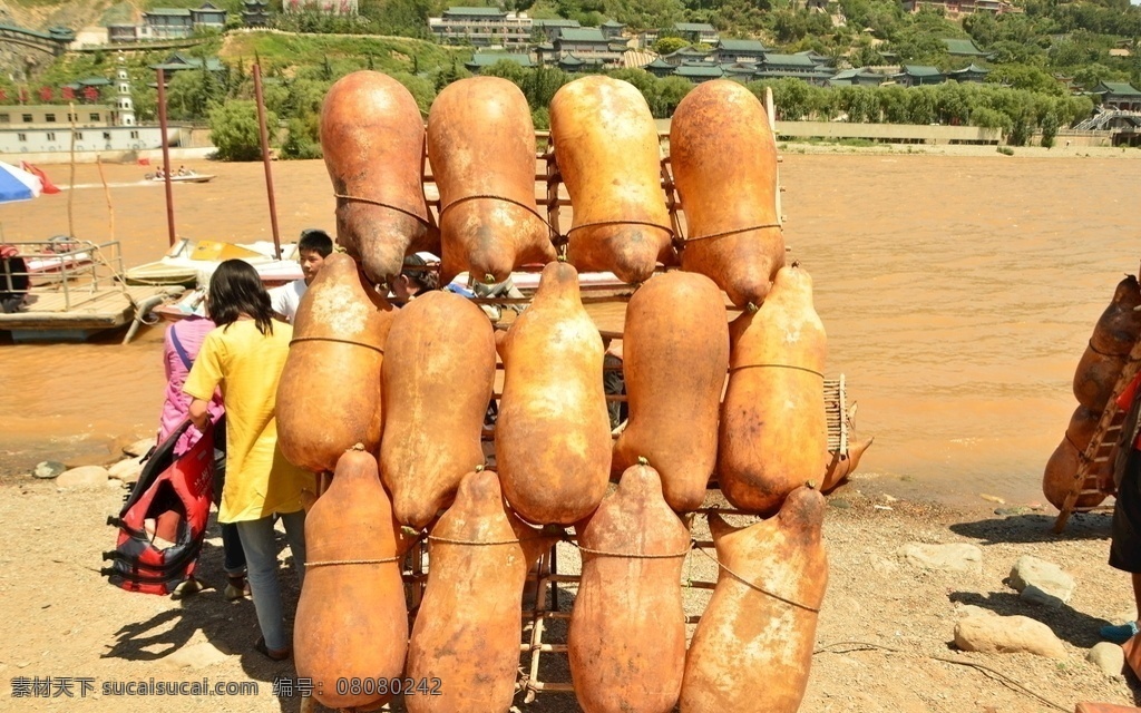 黄河 兰州 黄河羊皮筏子 羊筏子 旅游摄影 国内旅游