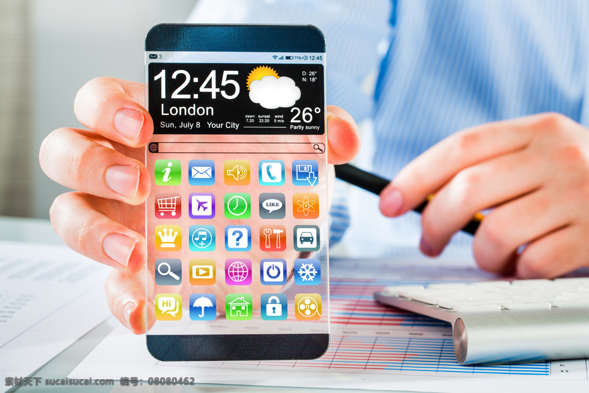 android ios iphone iphone5s iphone6 安卓 安卓手机 高科技 智能手机 苹果手机 苹果 透明屏幕 透明手机 科幻手机 未来手机 触摸手机 科技产品 数码产品 商务 商务场景 手机广告 现代科技 psd源文件